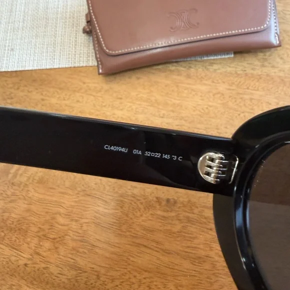 Celine Triomphe Black Sunglasses - Picture 10 of 12